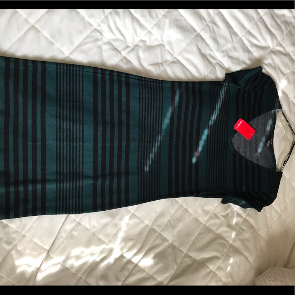 Forever 21 bodycon stripped dress